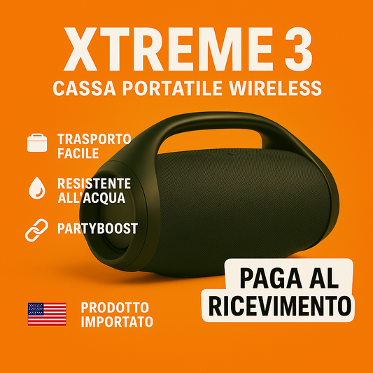 XtremeSound 3 – Cassa Portatile Wireless di Nuova Generazione